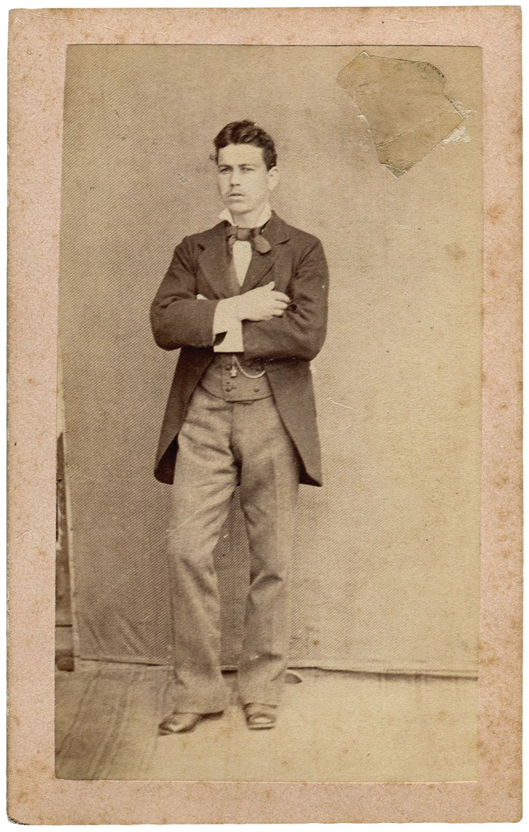 Portrait of an unknown young man