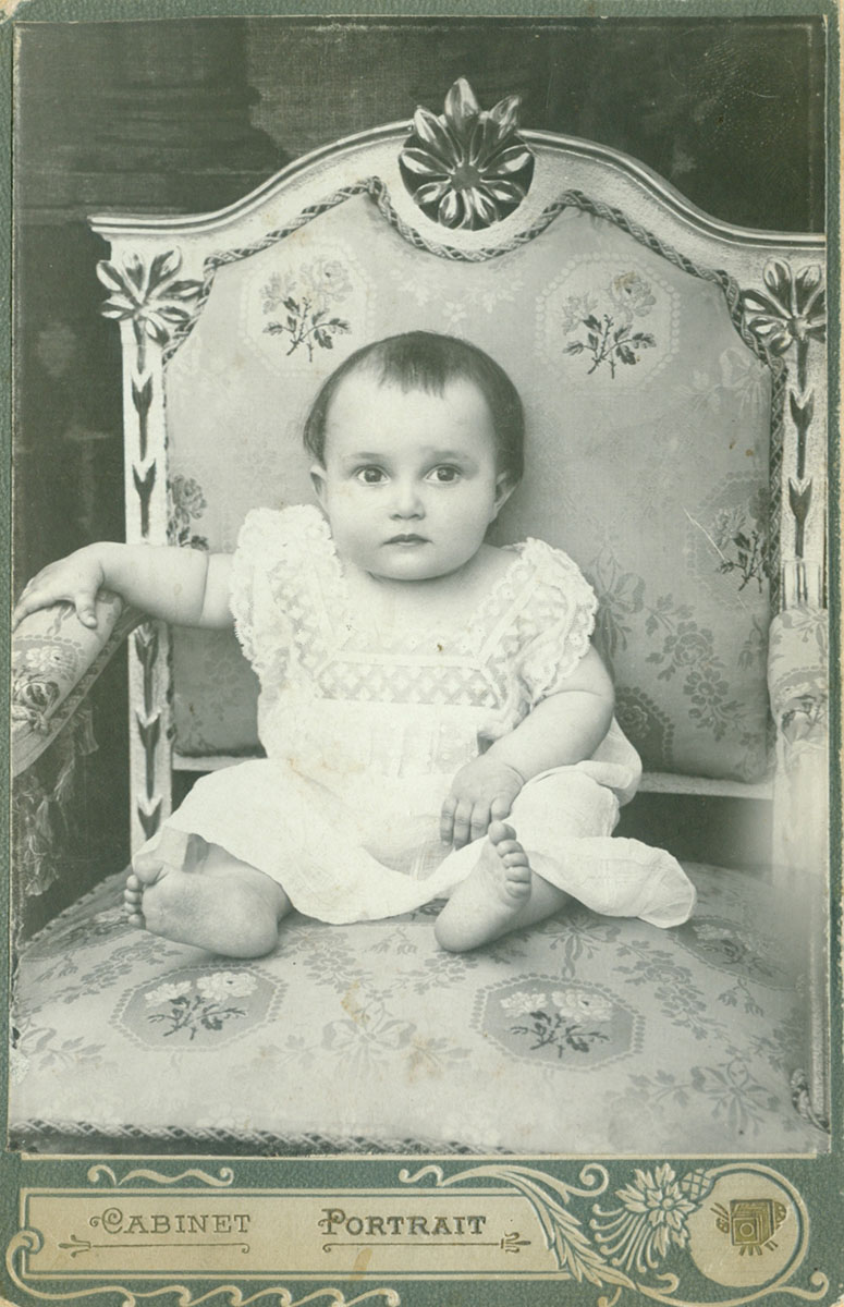 Ruža Milenković as a baby
