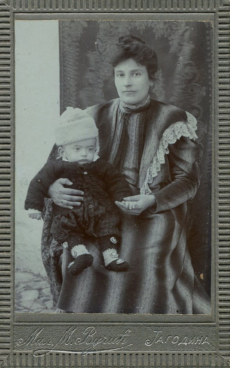 Mica Trepčanin with his son Dragoljub