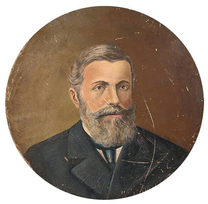 Петар Таушановић, портрет из свечане сале зграде Трговачког дома у Јагодини